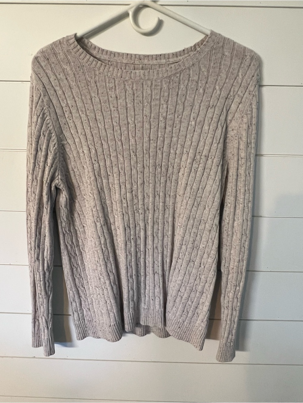 Women’s Crewneck Cable Knit Sweater